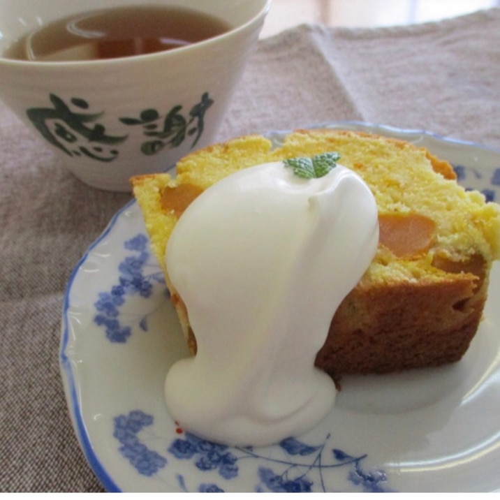 天ぷら粉で作る。かぼちゃのパウンドケーキ